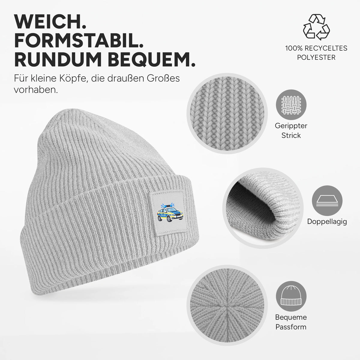 Weich, dehnbar und doppellagig