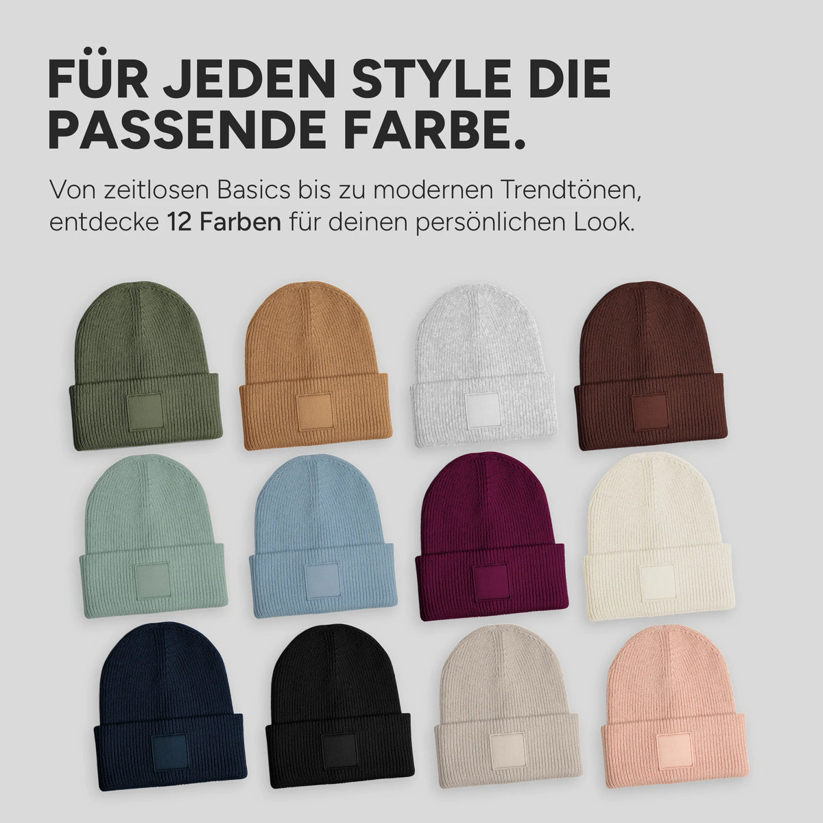 Zwölf Farben für deinen Stil
