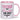 Glück ist eine freundin wie dich zu haben! – Tasse in Rosa – Ansicht 01 #farbe_rosa