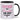 Glück ist eine freundin wie dich zu haben! – Tasse in Schwarz – Ansicht 01 #farbe_schwarz