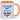 Glück ist einen papa wie dich zu haben! – Tasse in Orange – Ansicht 01 #farbe_orange
