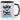 Glück ist einen papa wie dich zu haben! – Tasse in Schwarz – Ansicht 01 #farbe_schwarz