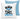 Glück ist, einen Papa wie dich zu haben! – Kissen 40 × 40 cm mit Rückseite in Blau – Vorder- und Rückansicht #farbe_blau
