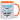 Glück ist einen bruder wie dich zu haben! – Tasse in Orange – Ansicht 01 #farbe_orange