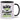 Glück ist einen Freund wie dich zu haben! – Tasse in Schwarz – Ansicht 01 #farbe_schwarz