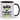 Glück ist einen Kollegen wie dich zu haben! – Tasse in Schwarz – Ansicht 01 #farbe_schwarz