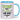 Glück ist einen Nachbarn wie dich zu haben! – Tasse in Blau – Ansicht 01 #farbe_blau