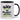 Glück ist einen Nachbarn wie dich zu haben! – Tasse in Schwarz – Ansicht 01 #farbe_schwarz