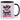 Glück ist eine tante wie dich zu haben! – Tasse in Schwarz – Ansicht 01 #farbe_schwarz