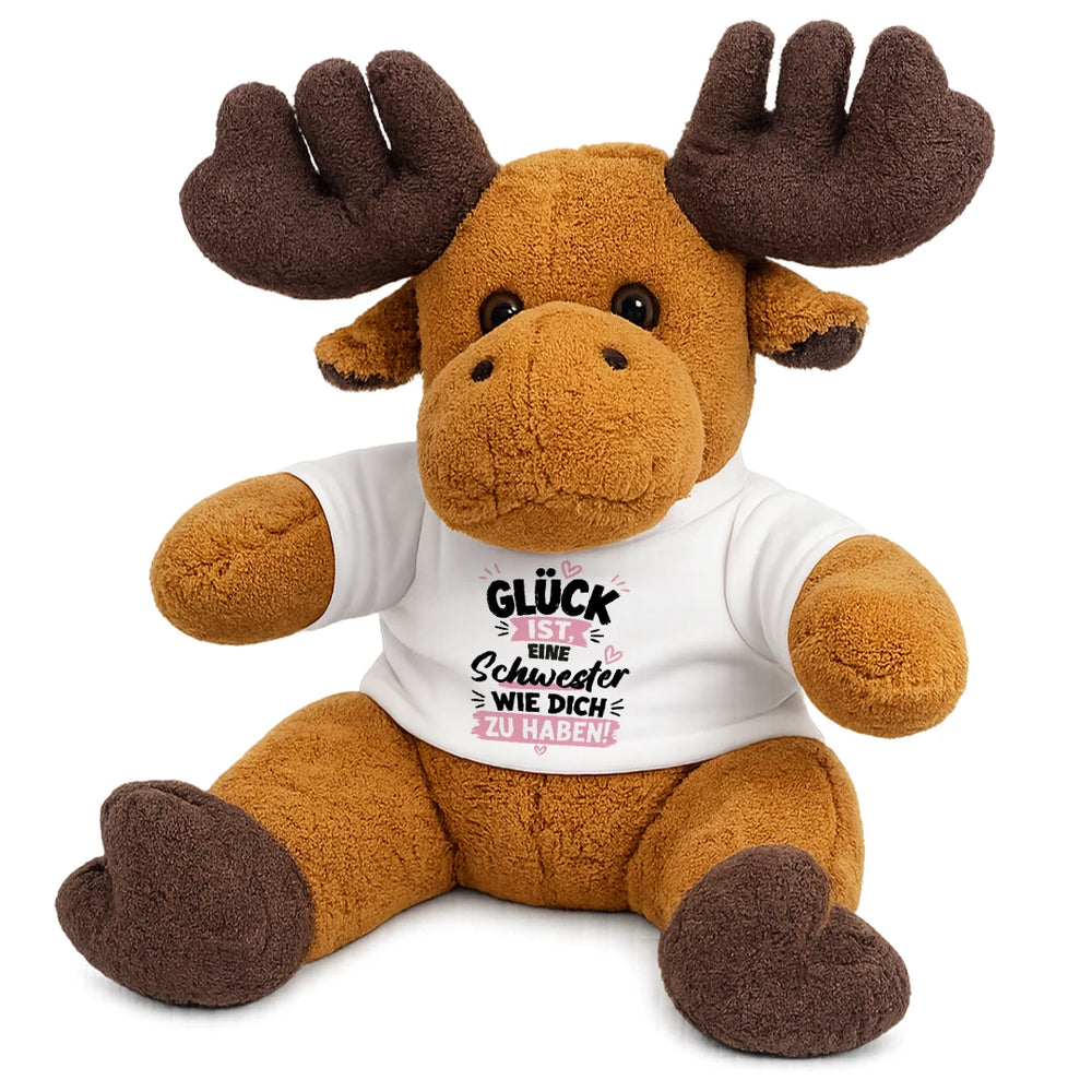 Glück ist, eine Schwester wie dich zu haben – Kuscheltier