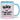 Glück ist eine Schwester wie dich zu haben! – Tasse in Blau – Ansicht 01 #farbe_blau