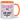 Glück ist eine Bonus Mama wie dich zu haben! – Tasse in Orange – Ansicht 01 #farbe_orange