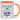 Glück ist eine Chefin wie sie zu haben! – Tasse in Orange – Ansicht 01 #farbe_orange