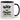 Glück ist eine Chefin wie sie zu haben! – Tasse in Schwarz – Ansicht 01 #farbe_schwarz