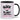 Glück ist eine Tochter wie dich zu haben! – Tasse in Schwarz – Ansicht 01 #farbe_schwarz