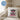 Glück ist, eine Partnerin wie dich zu haben! – Kissen 40 × 40 cm mit Rückseite in Blau – Wohnbeispiel #farbe_blau