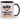 Glück ist eine Lehrerin wie sie zu haben! – Tasse in Schwarz – Ansicht 01 #farbe_schwarz