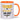 Glück ist eine Patenkind wie dich zu haben! – Tasse in Orange – Ansicht 01 #farbe_orange