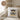 Glück ist, ein Patenkind wie dich zu haben! – Kissen 40 × 40 cm mit Rückseite in Mokka – Wohnbeispiel #farbe_mokka