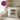Glück ist, ein Patenkind wie dich zu haben! – Kissen 40 × 40 cm mit Rückseite in Violett – Wohnbeispiel #farbe_violett