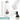 Weiße 500-ml-Thermosflasche – Flasche, Boden und Verschluss im Detail #farbe_weiss