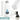 Weiße 500-ml-Thermosflasche – Flasche, Boden und Verschluss im Detail #farbe_weiss
