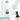 Weiße 500-ml-Thermosflasche – Flasche, Boden und Verschluss im Detail #farbe_weiss