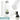 Weiße 500-ml-Thermosflasche – Flasche, Boden und Verschluss im Detail #farbe_weiss