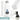 Weiße 500-ml-Thermosflasche – Flasche, Boden und Verschluss im Detail #farbe_weiss