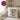 Cheers to 70! – Kissen 40 × 40 cm mit Rückseite in Violett – Wohnbeispiel #farbe_violett