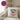 Cheers to 75! – Kissen 40 × 40 cm mit Rückseite in Violett – Wohnbeispiel #farbe_violett
