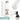 Weiße 500-ml-Thermosflasche – Flasche, Boden und Verschluss im Detail #farbe_weiss