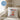 Ein Toast auf dich! Happy Birthday – Kissen 40 × 40 cm mit Rückseite in Blau – Wohnbeispiel #farbe_blau