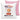 Ein Toast auf dich! Happy Birthday – Kissen 40 × 40 cm mit Rückseite in Rosa – Vorder- und Rückansicht #farbe_rosa