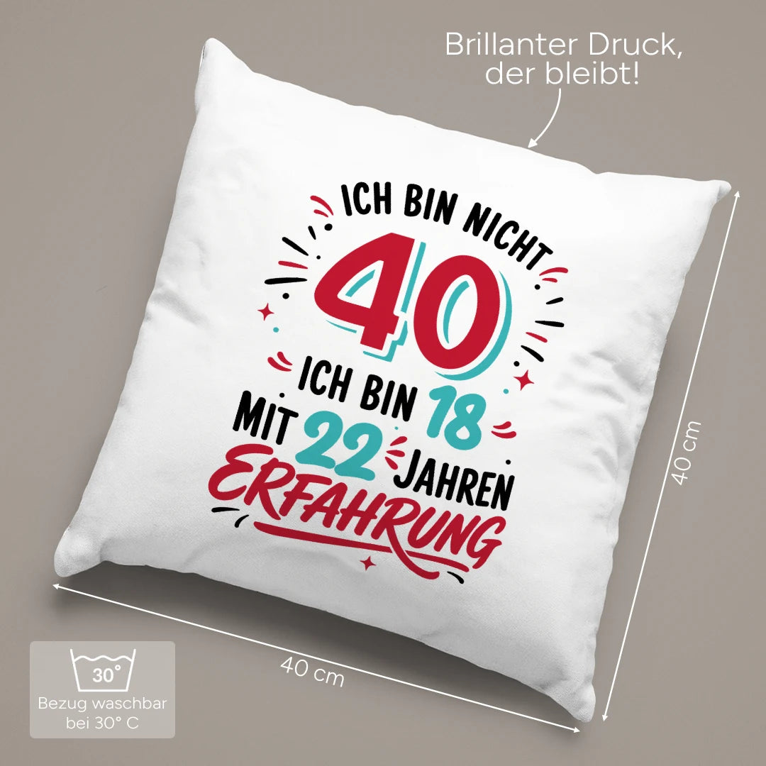 40 × 40 cm und pflegeleicht