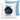 Sternzeichen Stier – mit Name & Datum personalisiert – Kissen in Blau – Vorder- und Rückansicht #farbe_blau