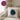 Sternzeichen Stier – mit Name & Datum personalisiert – Kissen in Violett – Wohnbeispiel #farbe_violett
