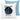 Sternzeichen Waage – mit Name & Datum personalisiert – Kissen in Blau – Vorder- und Rückansicht #farbe_blau