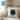 Sternzeichen Waage – mit Name & Datum personalisiert – Kissen in Blau – Wohnbeispiel #farbe_blau