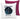 Sternzeichen Waage – mit Name & Datum personalisiert – Kissen in Violett – Vorder- und Rückansicht #farbe_violett