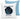Sternzeichen Steinbock – mit Name & Datum personalisiert – Kissen in Blau – Vorder- und Rückansicht #farbe_blau