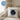 Sternzeichen Steinbock – mit Name & Datum personalisiert – Kissen in Blau – Wohnbeispiel #farbe_blau