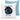 Sternzeichen Widder – mit Name & Datum personalisiert – Kissen in Blau – Vorder- und Rückansicht #farbe_blau