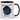 Sternzeichen Wassermann Personalisierbar – Tasse in Schwarz – Ansicht 01 #farbe_schwarz