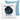 Sternzeichen Wassermann – mit Name & Datum personalisiert – Kissen in Blau – Vorder- und Rückansicht #farbe_blau