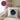 Sternzeichen Wassermann – mit Name & Datum personalisiert – Kissen in Violett – Wohnbeispiel #farbe_violett