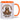 Faultier Anti Stress – Tasse in Orange – Ansicht 01 #farbe_orange