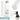 Weiße 500-ml-Thermosflasche – Flasche, Boden und Verschluss im Detail #farbe_weiss