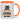 10 Jahre im Dienst – Jubiläum – Tasse in Orange – Ansicht 01 #farbe_orange