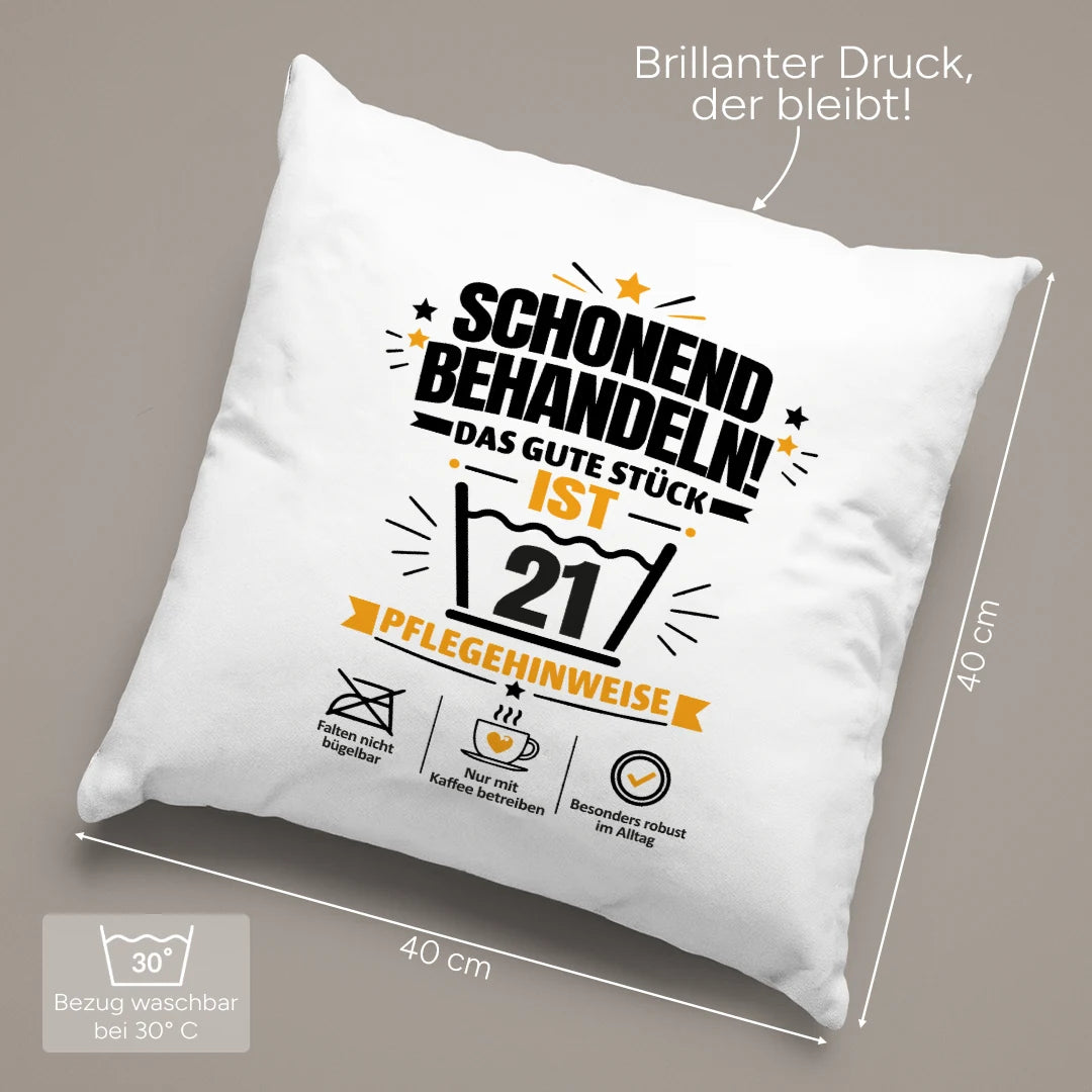 40 × 40 cm und pflegeleicht